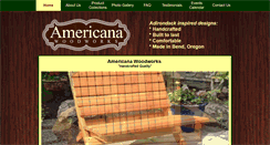 Desktop Screenshot of americanawoodworks.com